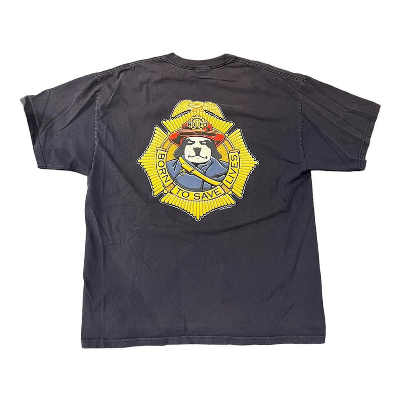 Vintage Big Dogs Fire Department Tee - XL - 2c
