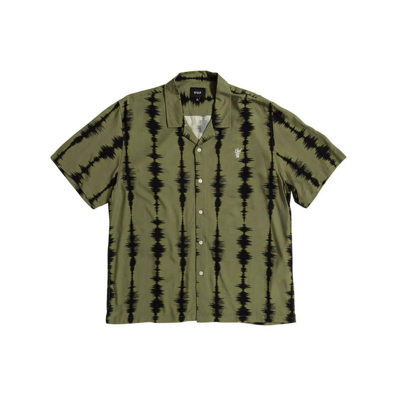 Seismogram S/S Resort Shirt - Olive - Huf