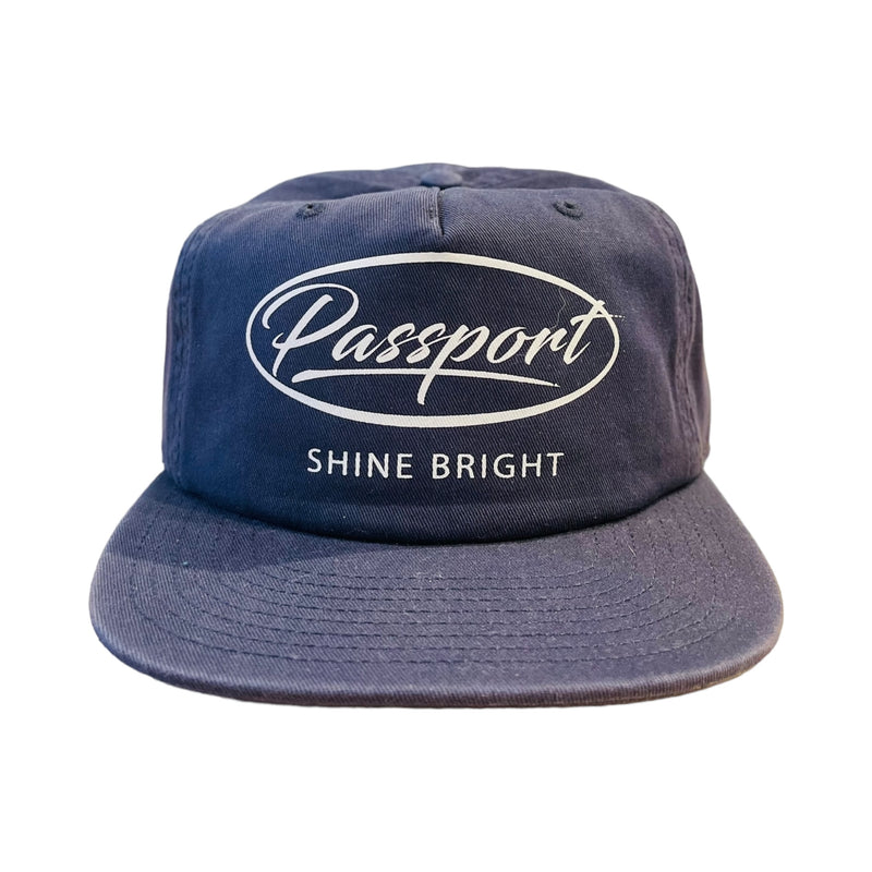 Shine Bright Strap Back - Blue - Port By Passport