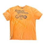 2009 Harley Davidson Orange Santa Maria Tee - L - OCL