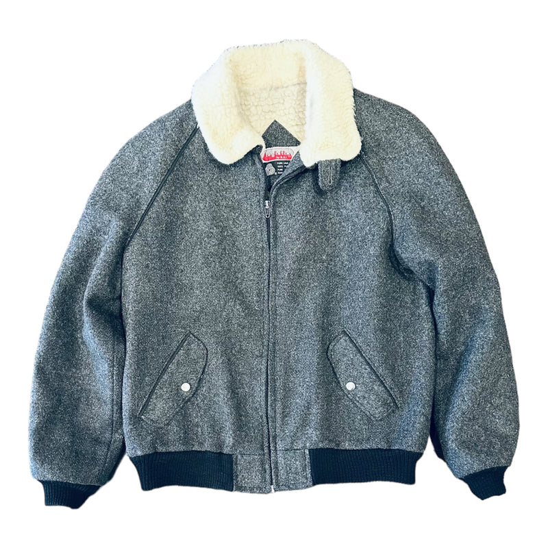 Vintage Logistix Sherpa Lined Wool Jacket - M - OCL