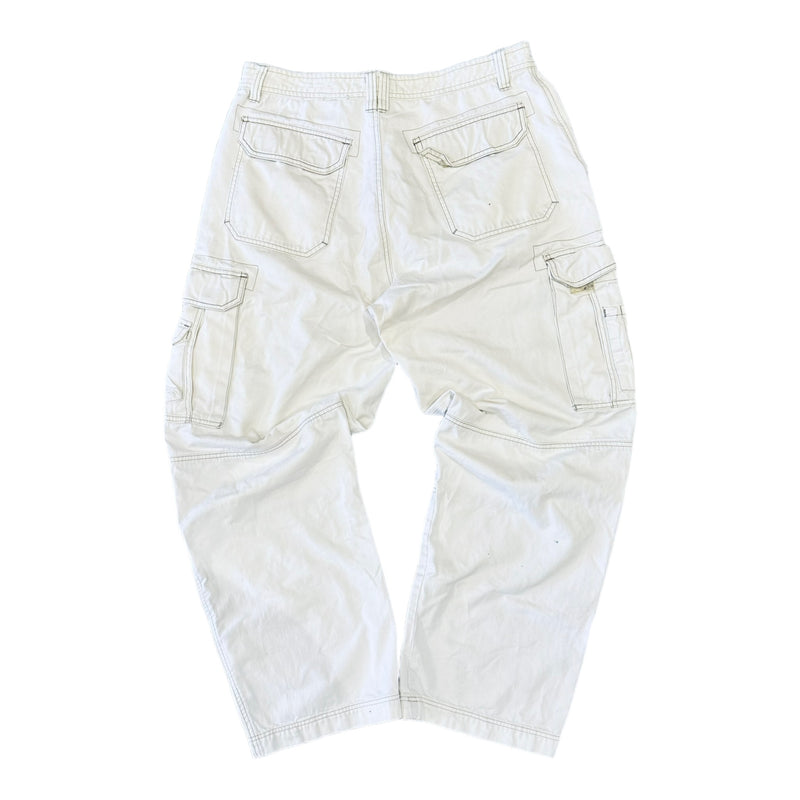 Vintage Union Bay White Cargo Pants - 33x32 - OCL