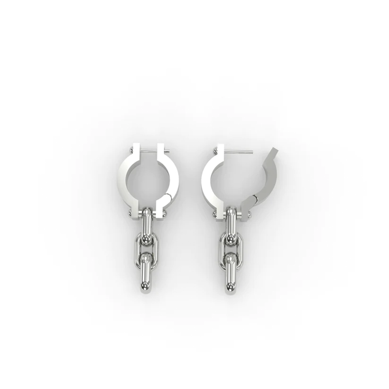 Shackle Earring - Stainless Steel - Jawns