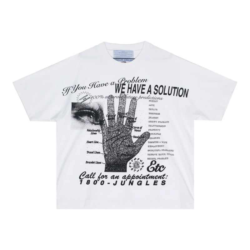 Solutions Tee - White - Jungles