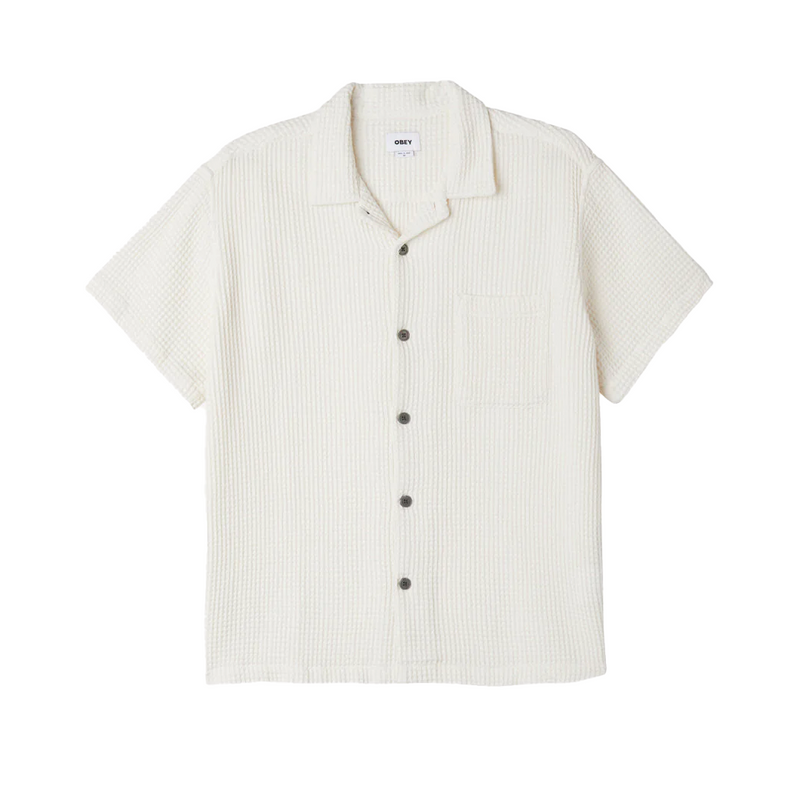 Balance Woven Button Down - Unbleached - Obey