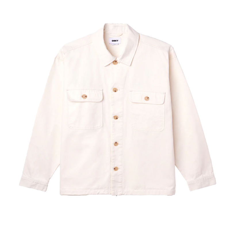 Afternoon Shirt Jacket - Unbleached - Obey