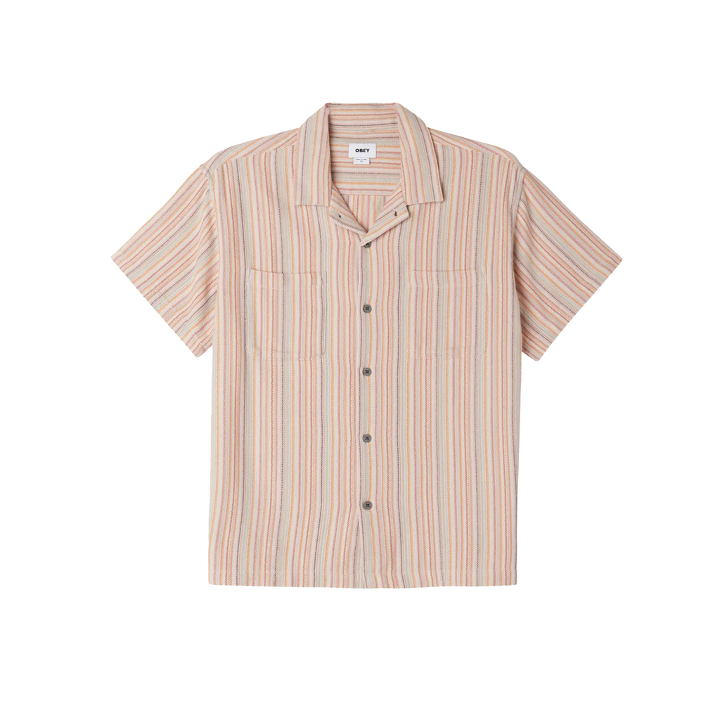 Talby Woven Button Up - Unbleached Multi - Obey