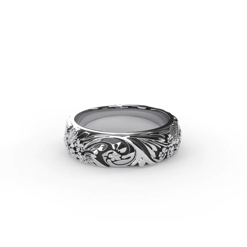 Floral Ring - Silver - Jawns