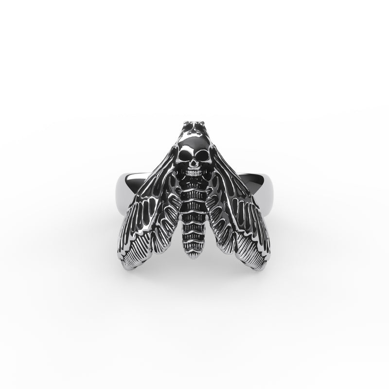 Death Moth Ring - Silver - Jawns