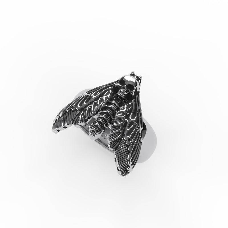 Death Moth Ring - Silver - Jawns