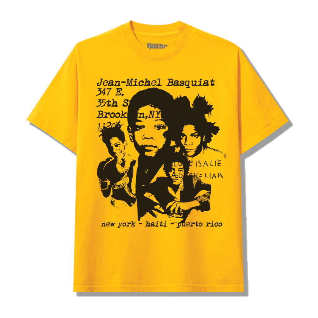 Basquiat Tee - Yellow - Bueno